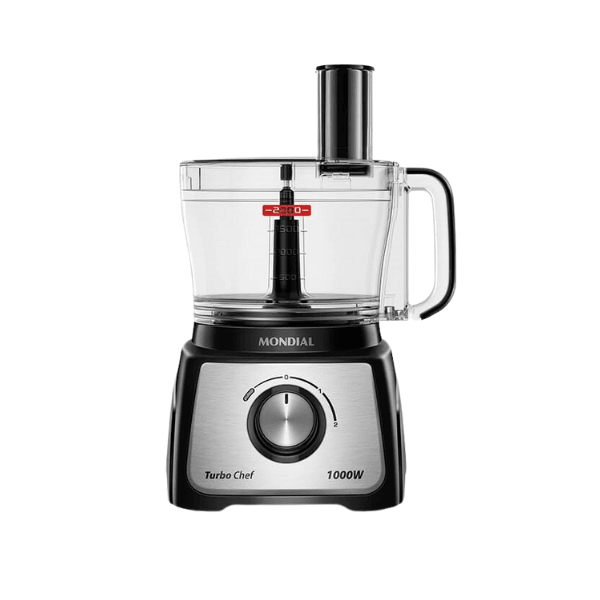 Multiprocessador Turbo Chef 7 em 1, Mondial, Preto, 1000W - MPN-01-BE