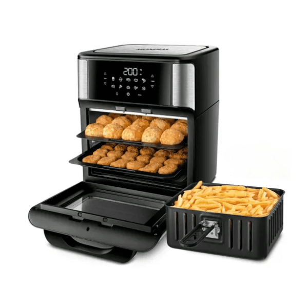 Fritadeira Elétrica sem Óleo/Air Fryer Mondial Forno Oven AFON-12L-BI Preta 12L