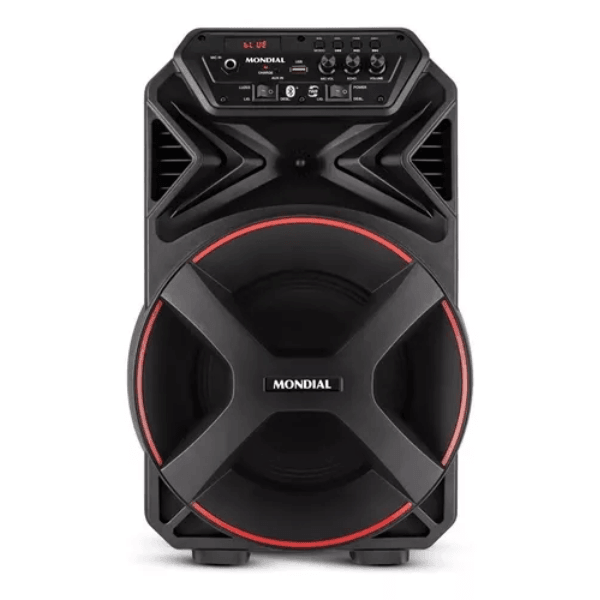 Caixa De Som Amplificada Bluetooth 250w Cm250 Mondial Bivolt Cor Preto 110v/220v