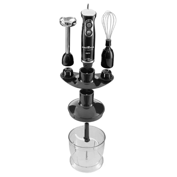 Mixer Britânia 3 em 1 Preto 400W, 220V, BMX400P - 2 Velocidades